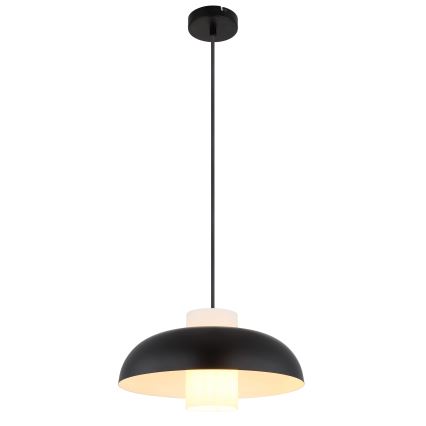 Globo - Lustr na lanku 1xE27/60W/230V černá