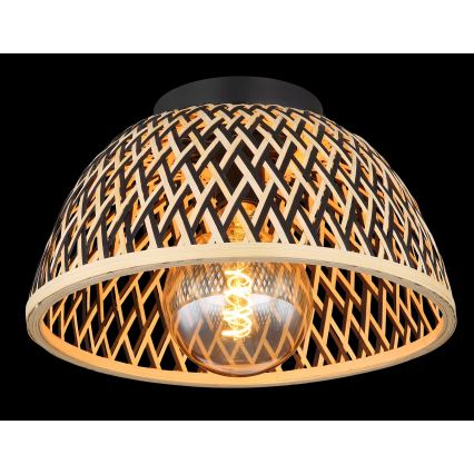 Globo - Přisazený lustr 1xE27/15W/230V bambus
