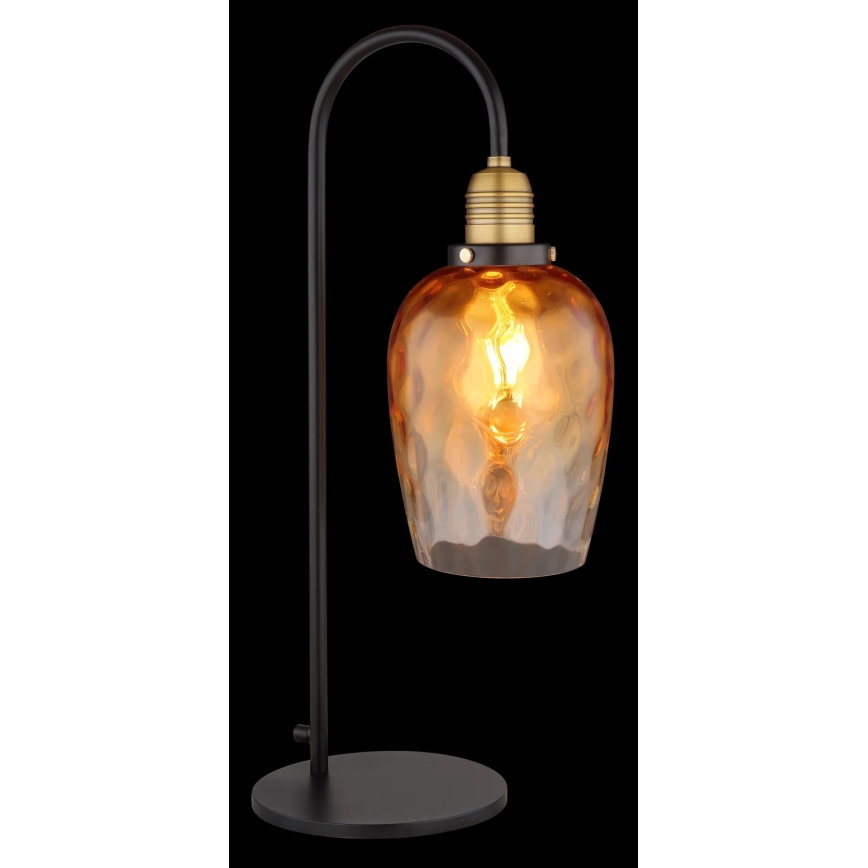 Globo - Stolní lampa 1xE27/60W/230V oranžová