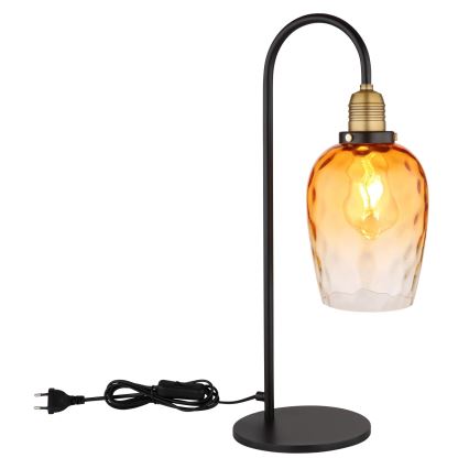 Globo - Stolní lampa 1xE27/60W/230V oranžová