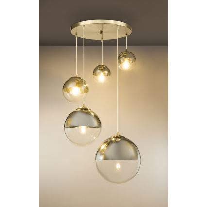 Globo - Lustr na lanku 5xE27/60W/230V pr. 65 cm