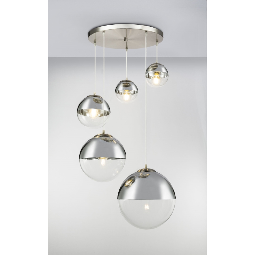 Globo - Lustr na lanku 5xE27/60W/230V pr. 65 cm