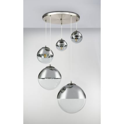 Globo - Lustr na lanku 5xE27/60W/230V pr. 65 cm