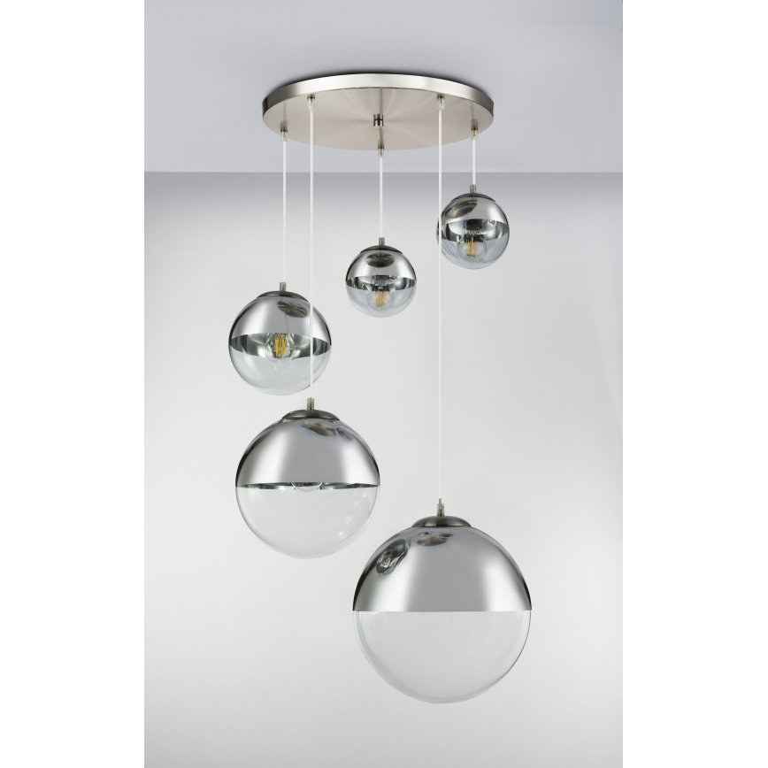 Globo - Lustr na lanku 5xE27/60W/230V pr. 65 cm