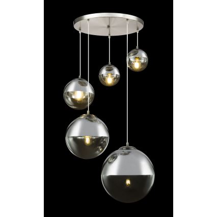 Globo - Lustr na lanku 5xE27/60W/230V pr. 65 cm