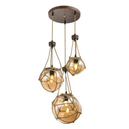 Globo - Lustr na lanku 3xE27/40W/230V