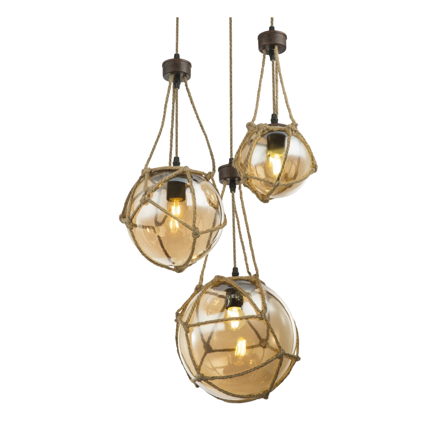 Globo - Lustr na lanku 3xE27/40W/230V
