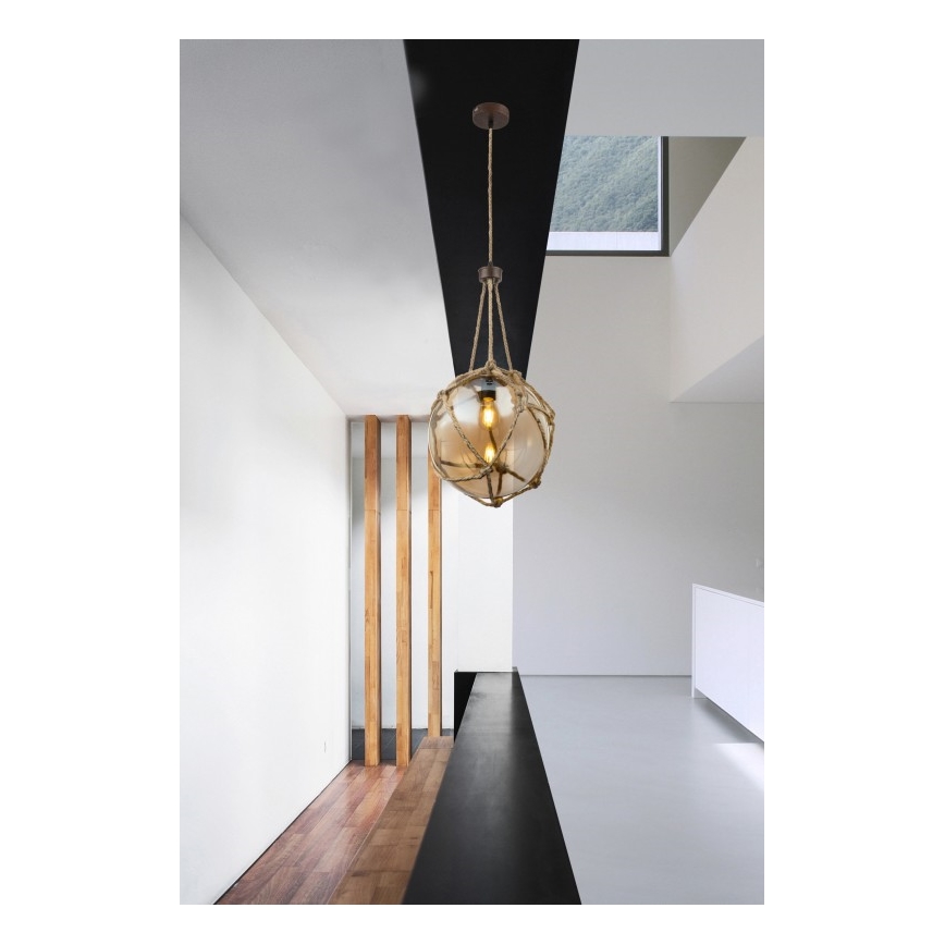 Globo - Lustr na lanku 1xE27/60W/230V