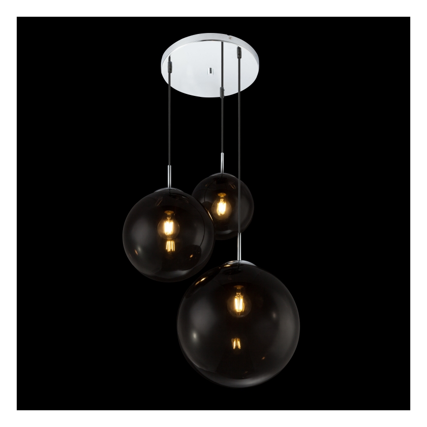 Globo - Lustr na lanku 3xE27/40W/230V pr. 51 cm