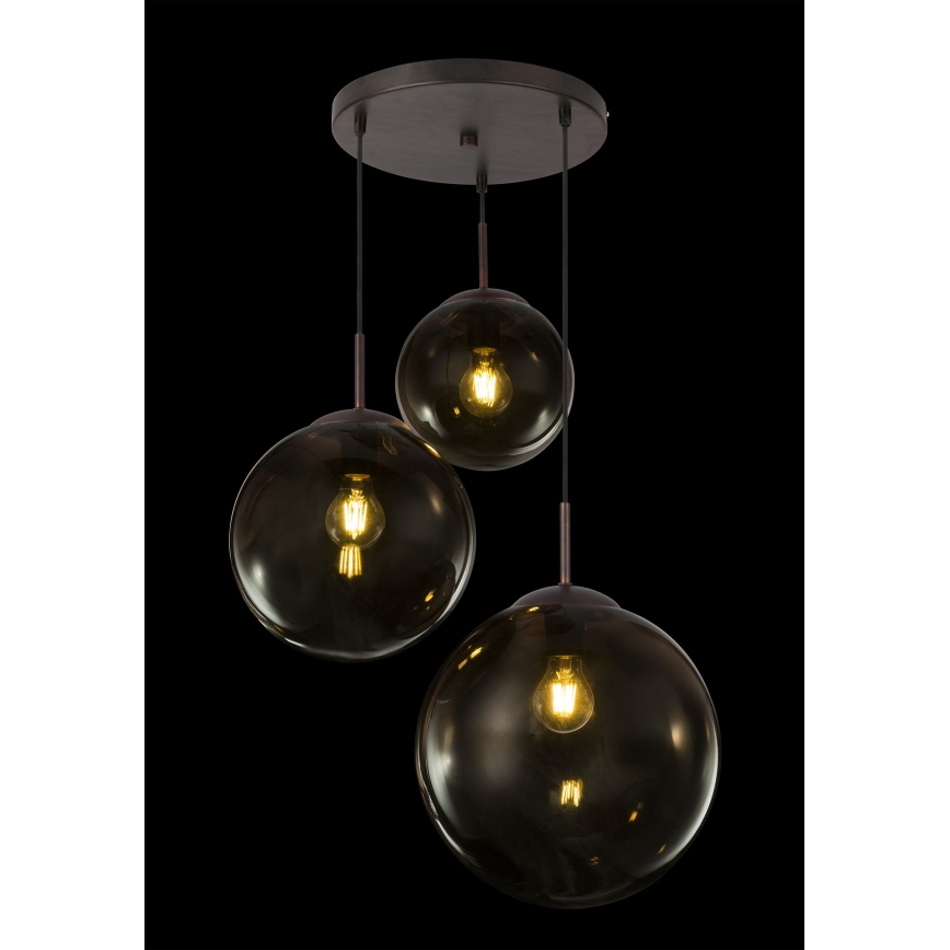 Globo - Lustr na lanku 3xE27/40W/230V pr. 51 cm