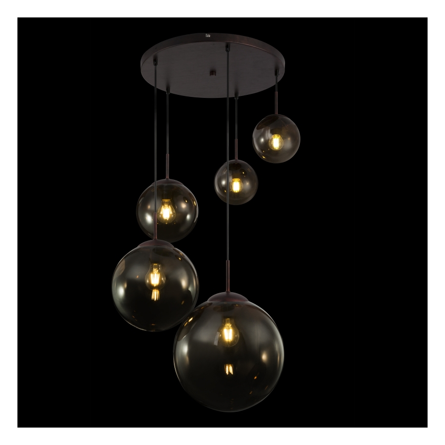 Globo - Lustr na lanku 5xE27/40W/230V pr. 65 cm