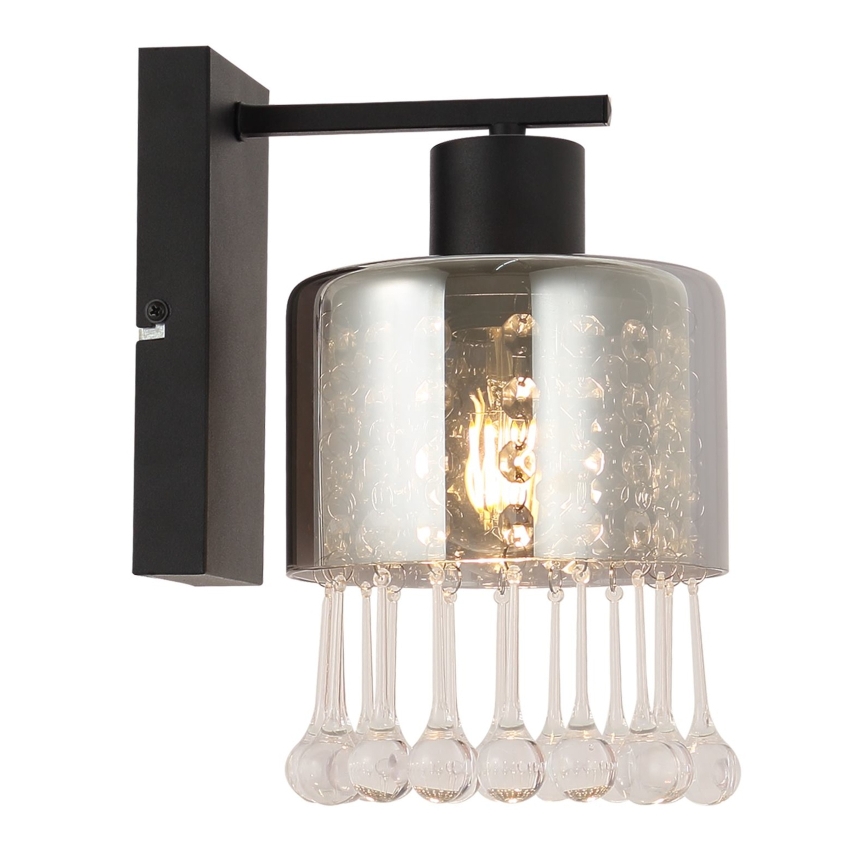 Globo - Nástěnná lampa 1xE27/60W/230V černá