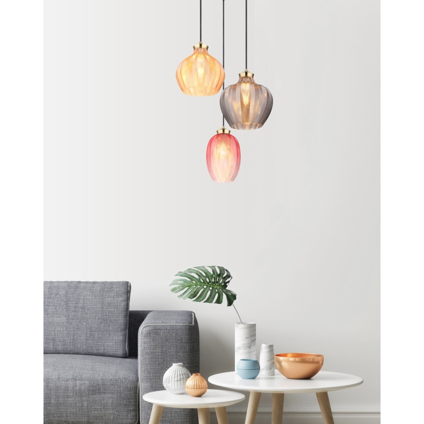 Globo - Lustr na lanku 3xE27/60W/230V pr. 45 cm