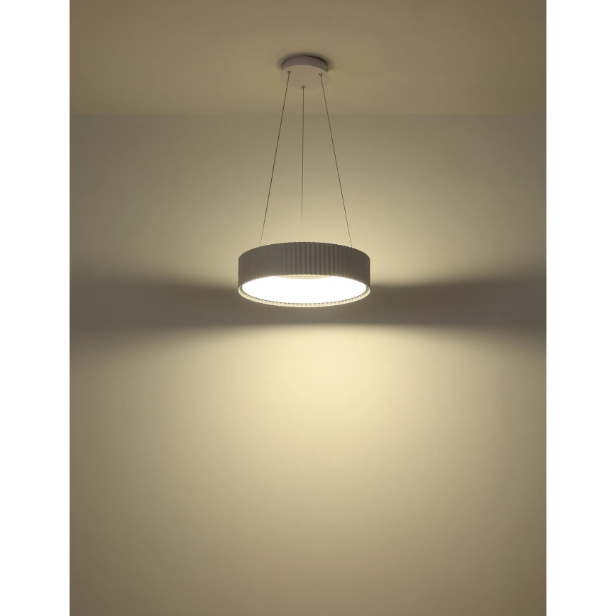 Globo - LED Lustr na lanku LED/45W/230V 2700/4000/6000K pr. 46 cm bílá