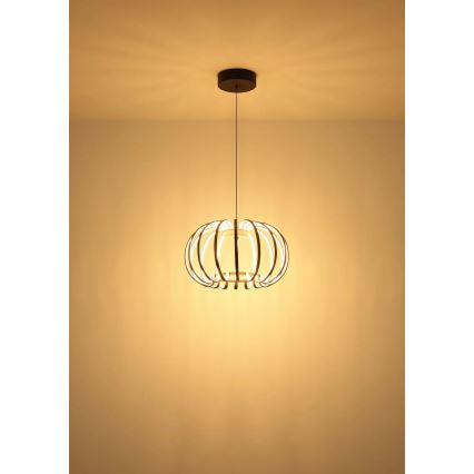 Globo - LED Stmívatelný lustr na lanku LED/40W/230V 3000K černá