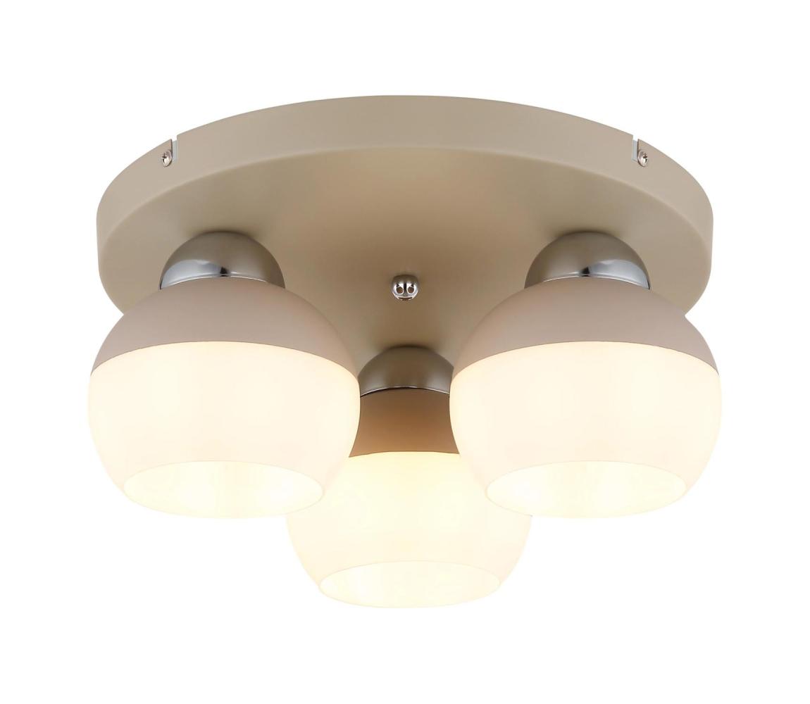 Globo 15999-3D - Stropní svítidlo RAGUSA 3xE27/60W/230V pr. 31,5 cm 15999-3D Béžová