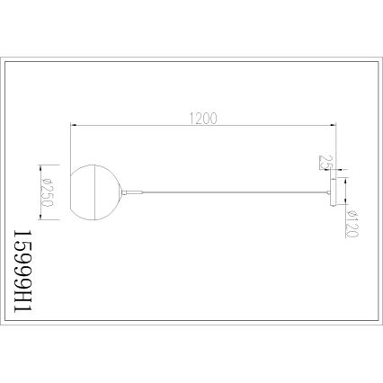 Globo - Lustr na lanku 1xE27/60W/230V pr. 25 cm