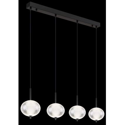 Globo - LED Lustr na lanku 4xLED/5,75W/230V 3000/4500/6500K