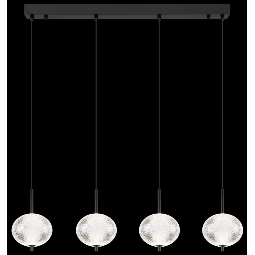 Globo - LED Lustr na lanku 4xLED/5,75W/230V 3000/4500/6500K