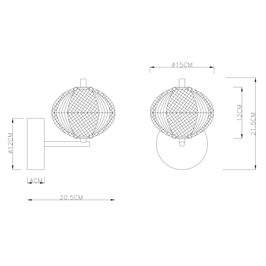Globo - LED Nástěnná lampa LED/7W/230V 3000/4500/6500K