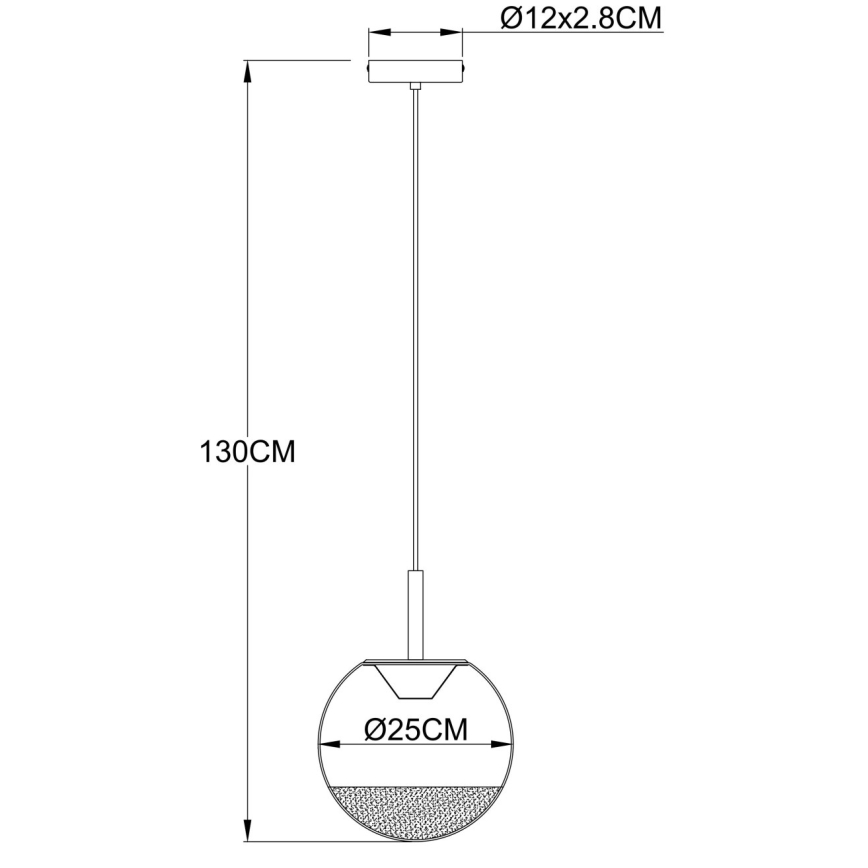 Globo - LED Lustr na lanku LED/8W/230V