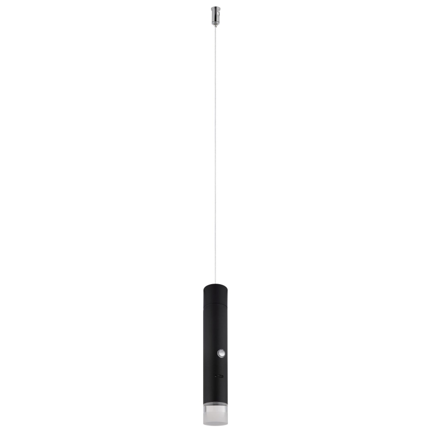 Globo - LED Stmívatelné dotykové nabíjecí svítidlo 2v1 LED/2W/230/5V černá