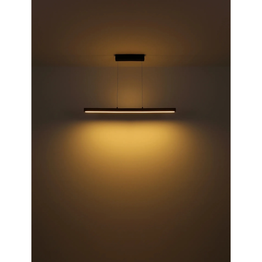 Globo - LED Stmívatelný dotykový lustr na lanku LED/24W/230V + LED/3W 3000K hnědá