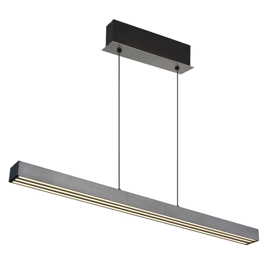 Globo - LED Stmívatelný dotykový lustr na lanku LED/39W/230V 2700/4000/6000K šedá