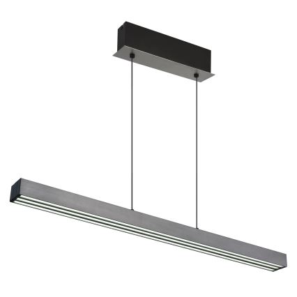 Globo - LED Stmívatelný dotykový lustr na lanku LED/39W/230V 2700/4000/6000K šedá