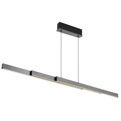 Globo - LED Stmívatelný dotykový lustr na lanku LED/39W/230V 2700/4000/6000K šedá
