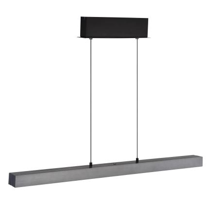 Globo - LED Stmívatelný dotykový lustr na lanku LED/39W/230V 2700/4000/6000K šedá