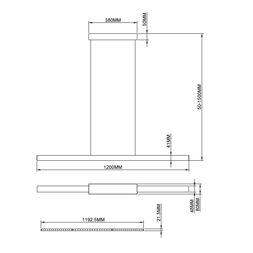 Globo - LED Lustr na lanku LED/24W/230V 3000K