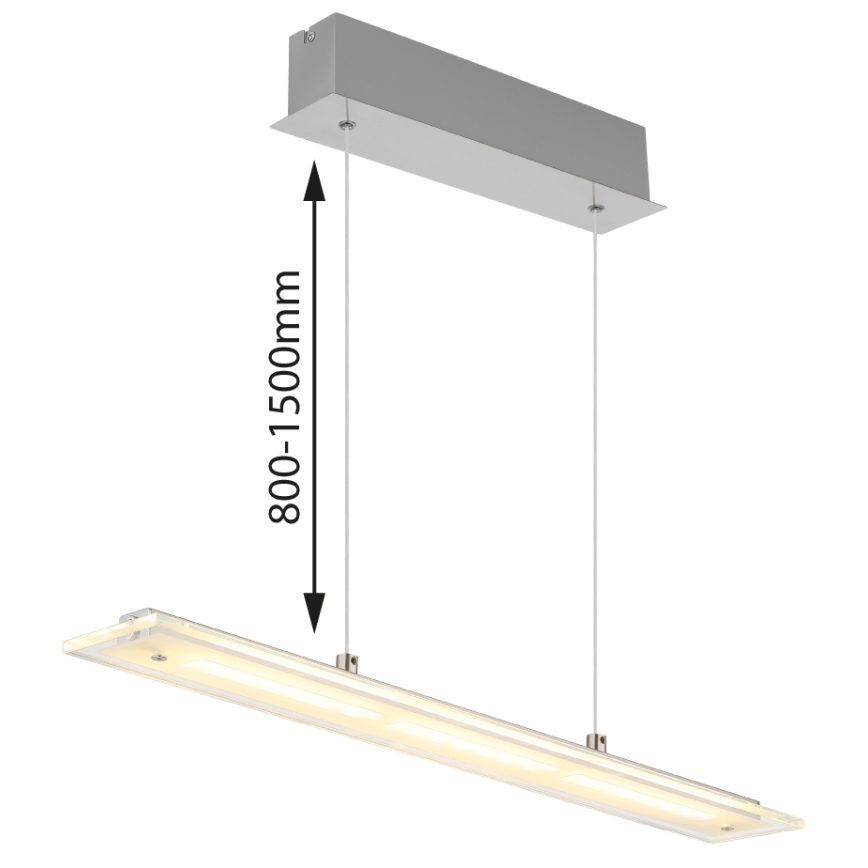 Globo - LED Dotykový stmívatelný lustr na lanku LED/12W/230V 3000/4000/6500K