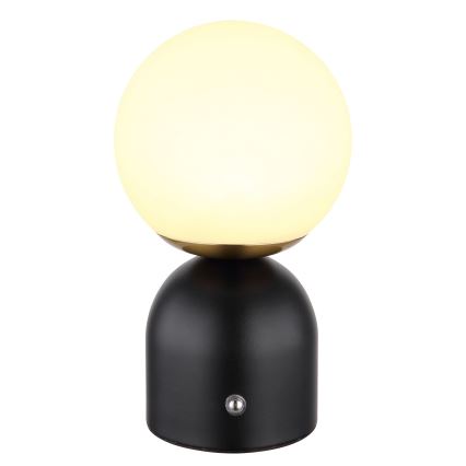 Globo - LED Stmívatelná dotyková stolní lampa LED/2,5W/3,7V 2700/4000/65000K 1800 mAh USB černá