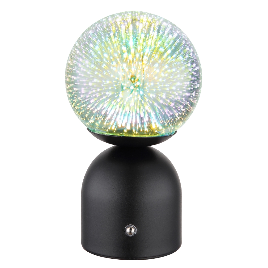 Globo - LED Stmívatelná dotyková stolní lampa LED/2,5W/3,7V 2700K/4000K/6500K 1800 mAh USB černá