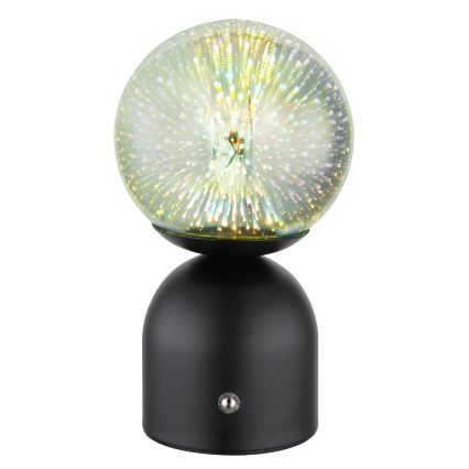 Globo - LED Stmívatelná dotyková stolní lampa LED/2,5W/3,7V 2700K/4000K/6500K 1800 mAh USB černá