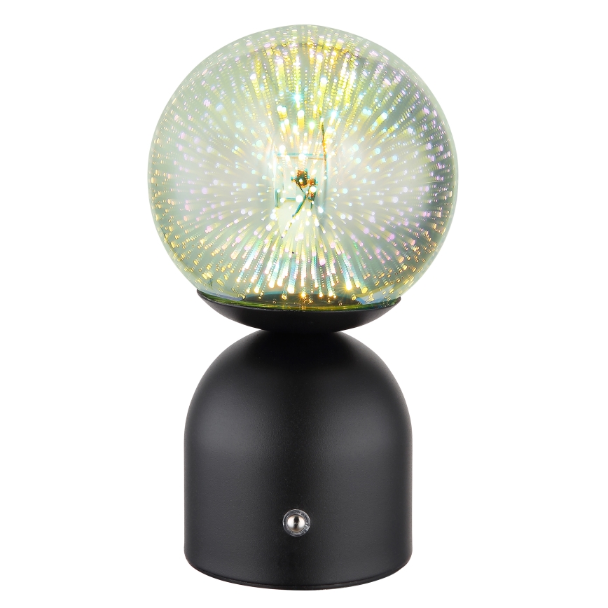 Globo - LED Stmívatelná dotyková stolní lampa LED/2,5W/3,7V 2700K/4000K/6500K 1800 mAh USB černá