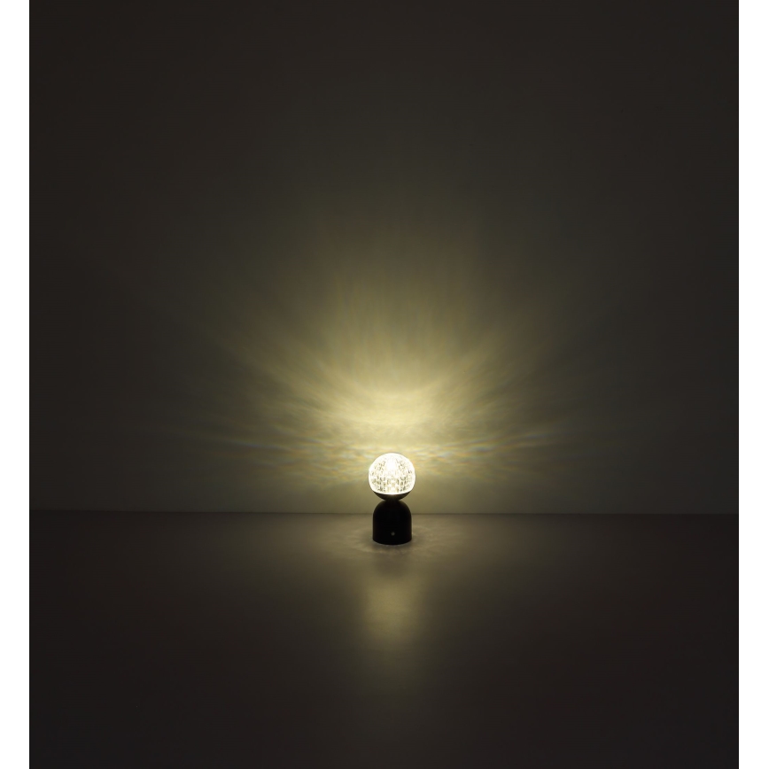Globo - LED Stmívatelná dotyková stolní lampa LED/2,5W/3,7V 2700/4000/6500K 1800 mAh USB černá