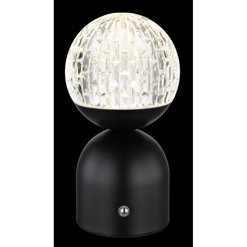 Globo - LED Stmívatelná dotyková stolní lampa LED/2,5W/3,7V 2700/4000/6500K 1800 mAh USB černá
