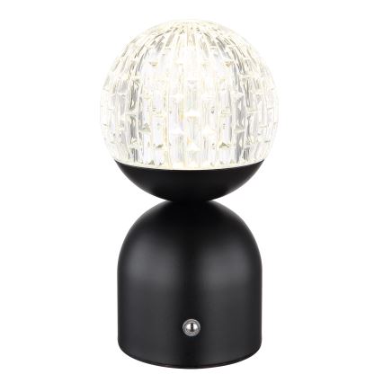 Globo - LED Stmívatelná dotyková stolní lampa LED/2,5W/3,7V 2700/4000/6500K 1800 mAh USB černá
