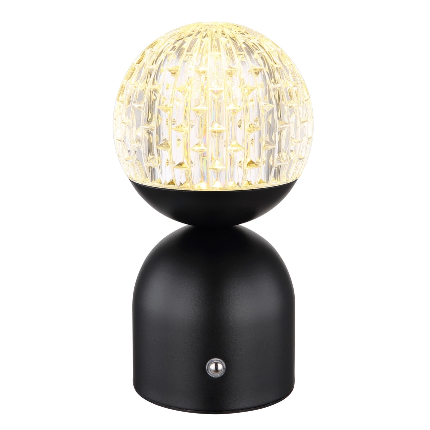 Globo - LED Stmívatelná dotyková stolní lampa LED/2,5W/3,7V 2700/4000/6500K 1800 mAh USB černá