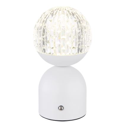 Globo - LED Stmívatelná dotyková stolní lampa LED/2,5W/3,7V 2700/4000/65000K 1800 mAh USB bílá