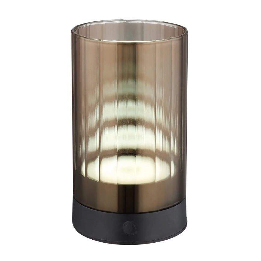 Globo - LED Venkovní stmívatelná nabíjecí dotyková stolní lampa LED/2W/3,7V 2700/4000/6500K 1200mAh IP44 hnědá