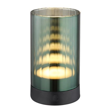 Globo - LED Venkovní stmívatelná nabíjecí dotyková stolní lampa LED/2W/3,7V 2700/4000/6500K 1200mAh IP44 zelená