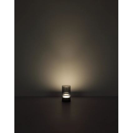Globo - LED Venkovní stmívatelná nabíjecí dotyková stolní lampa LED/2W/3,7V 2700/4000/6500K 1200mAh IP44 šedá