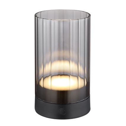 Globo - LED Venkovní stmívatelná nabíjecí dotyková stolní lampa LED/2W/3,7V 2700/4000/6500K 1200mAh IP44 šedá