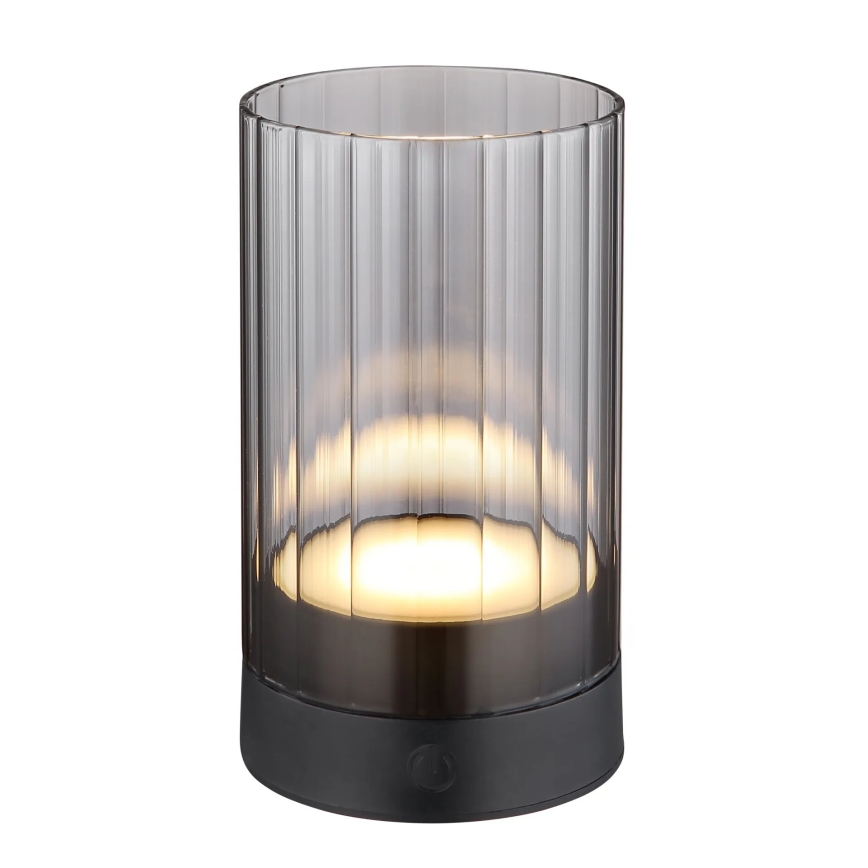 Globo - LED Venkovní stmívatelná nabíjecí dotyková stolní lampa LED/2W/3,7V 2700/4000/6500K 1200mAh IP44 šedá