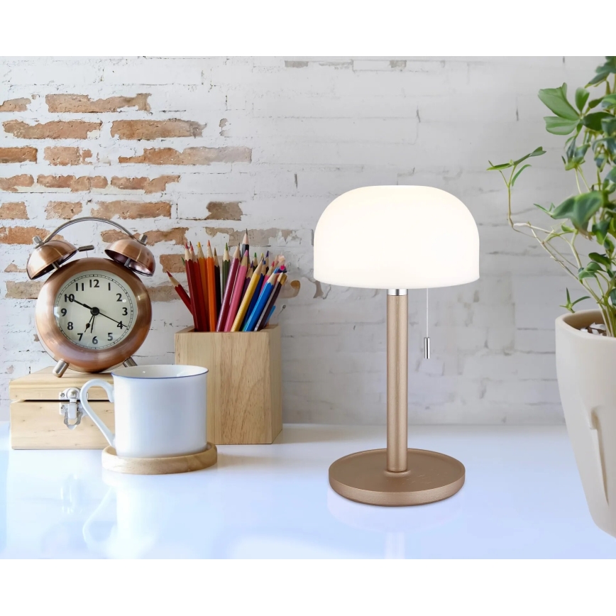 Globo - LED Nabíjecí stolní lampa LED/1,5W/3,7V 3000/4200/6000K 1800mAh hnědá