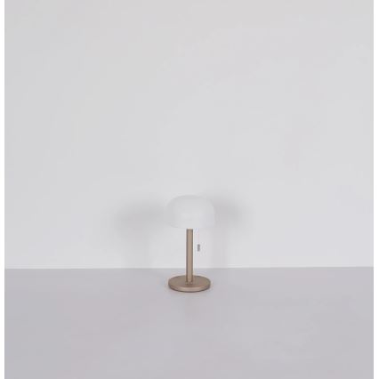 Globo - LED Nabíjecí stolní lampa LED/1,5W/3,7V 3000/4200/6000K 1800mAh hnědá