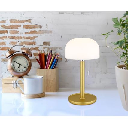 Globo - LED Nabíjecí stolní lampa LED/1,5W/3,7V 3000/4200/6000K 1800mAh mosaz